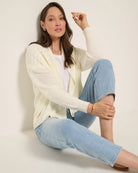 Cream $|& SEAS Atlantean Cardigan - SOF Full Front