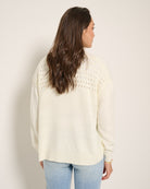 Cream $|& SEAS Atlantean Cardigan - SOF Back