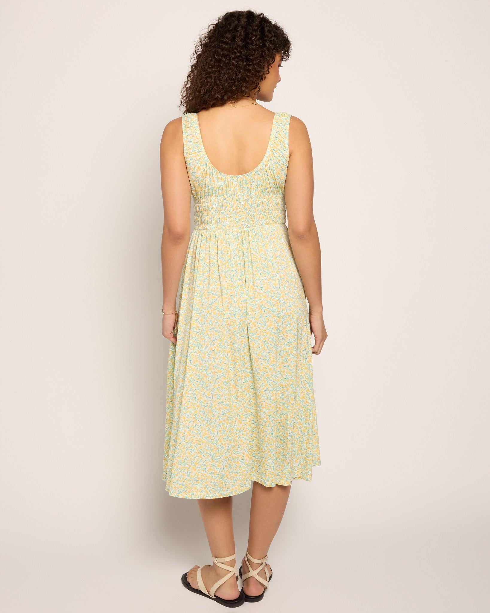 Sunshine $|& SEAS Maritime Smocked Waist Dress - SOF Back