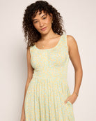 Sunshine $|& SEAS Maritime Smocked Waist Dress - SOF Front