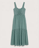 Seaglass $|& SEAS Lotus Ruffle Hem Dress - Hanger Detail