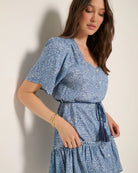 Indigo Haze $|& SEAS Waterway Dress - VOF Front