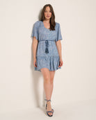 Indigo Haze $|& SEAS Waterway Dress - SOF Front