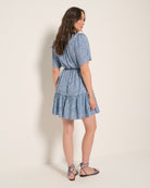 Indigo Haze $|& SEAS Waterway Dress - SOF Back