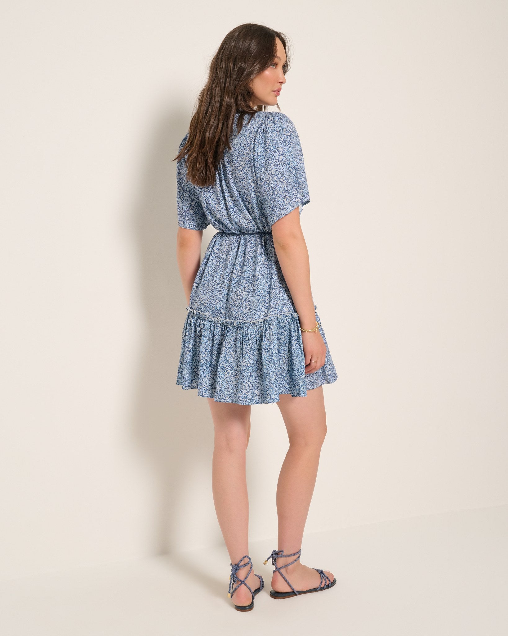 Indigo Haze $|& SEAS Waterway Dress - SOF Back