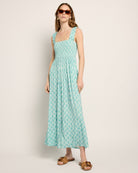 Seaglass $|& SEAS Westbreeze Printed Smocked Maxi Dress - UGC On Fig