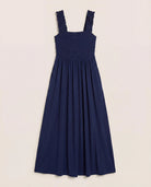 Navy $|& SEAS Westbreeze Smocked Maxi Dress - Hanger Detail