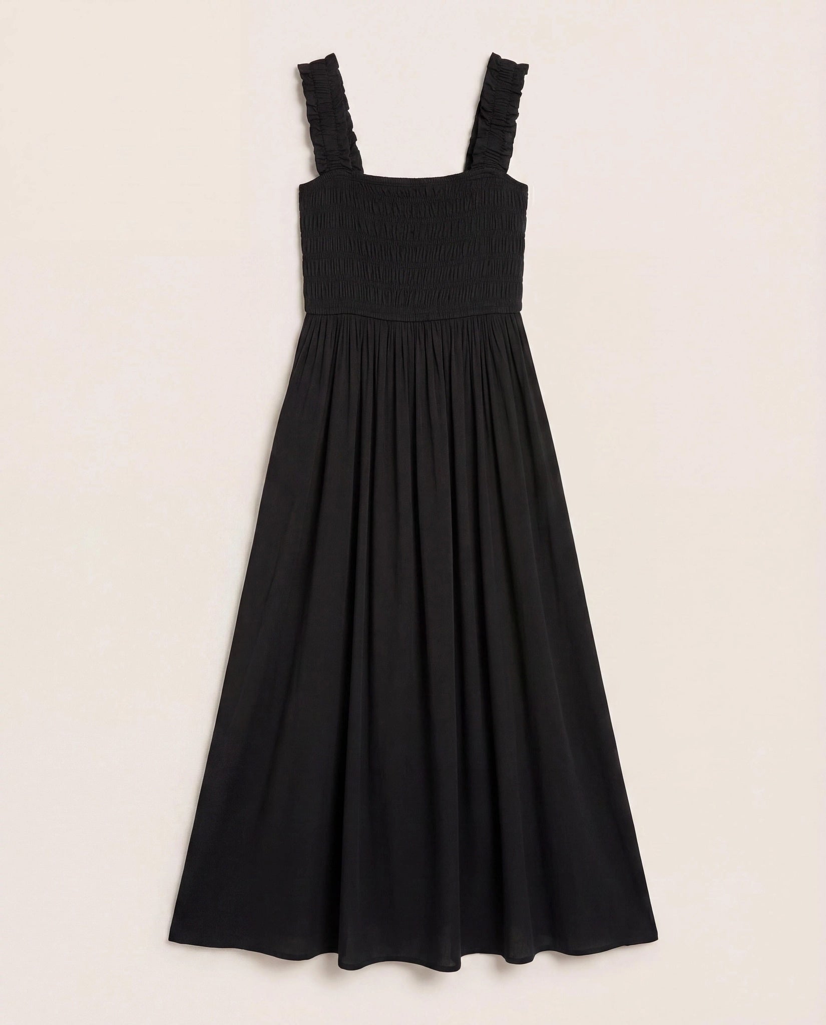 Black $|& SEAS Westbreeze Smocked Maxi Dress - Hanger Detail