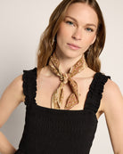 Black $|& SEAS Westbreeze Smocked Maxi Dress - SOF Full Front