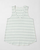 Natural/Seaglass $|& SEAS Surfside Stripe Scoop Tank - VOF Detail