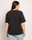 Faded Black $|& SEAS Floret Relaxed Tee - SOF Back