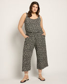 Black Floral $|& SEAS Shores Print Jumpsuit - UGC On Fig