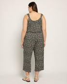 Black Floral $|& SEAS Shores Print Jumpsuit - SOF Back