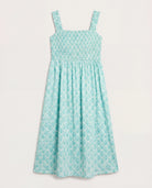 Seaglass $|& SEAS Westbreeze Printed Smocked Maxi Dress - Hanger Detail