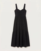 Black $|& SEAS Lotus Ruffle Hem Dress - Hanger Detail