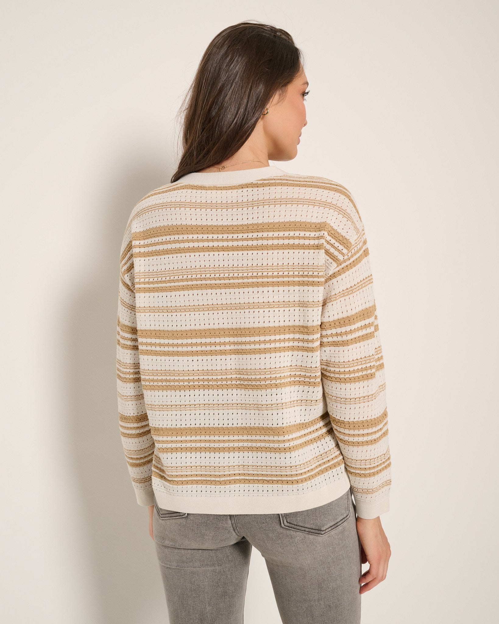 Café $|& SEAS Frankie Cardigan - SOF Back