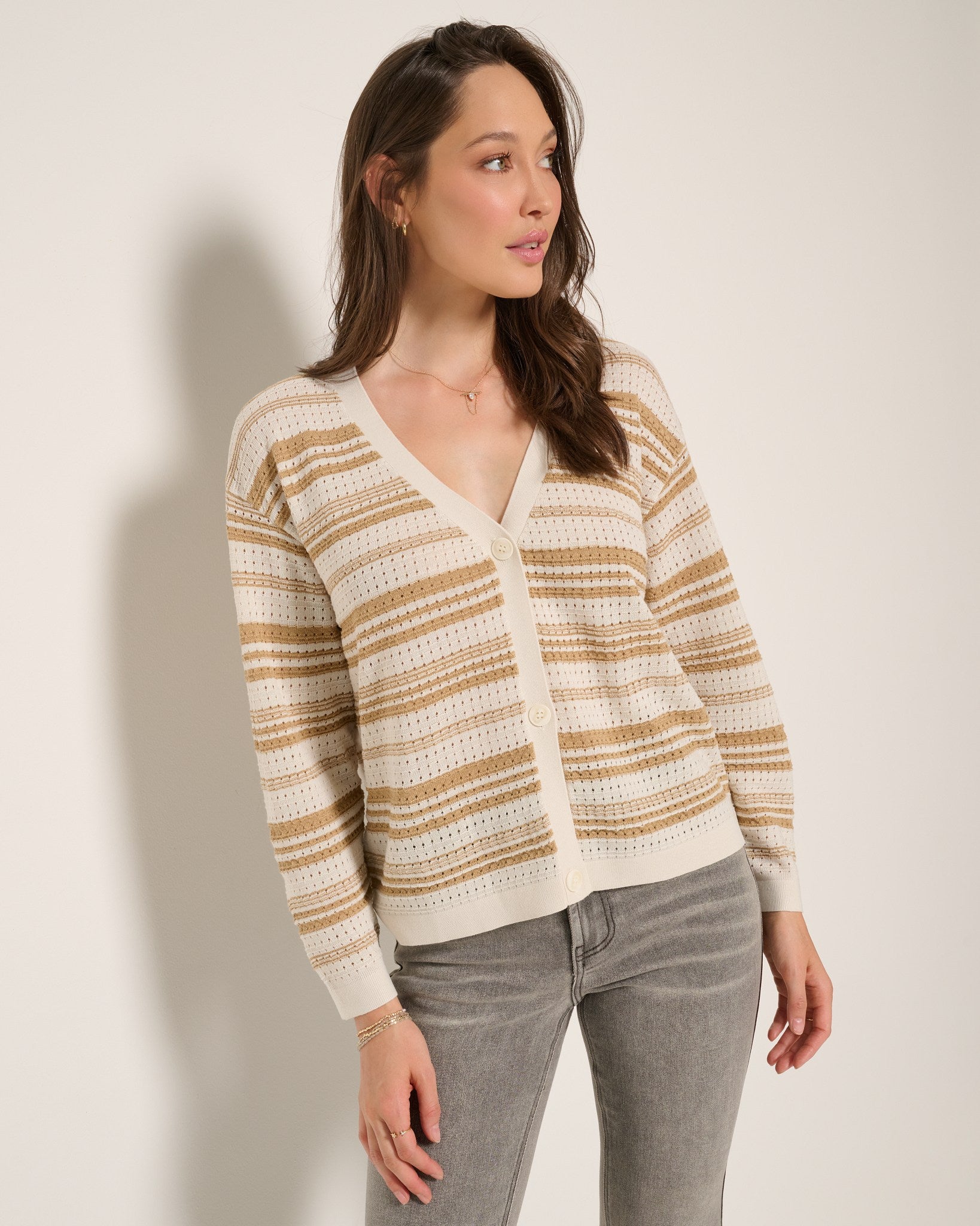 Café $|& SEAS Frankie Cardigan - SOF Front