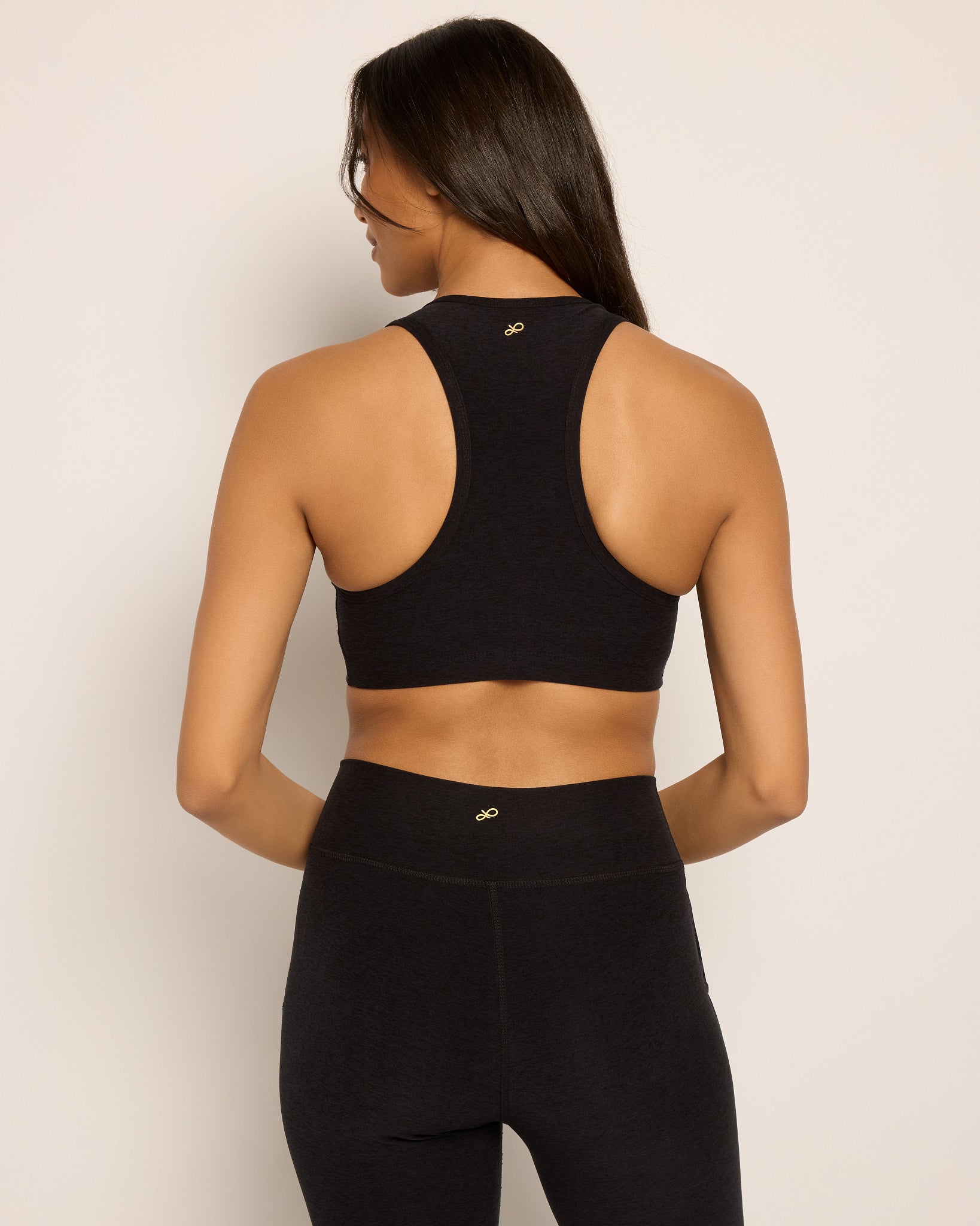 Night Sky Heather $|& Interval FlowHeather Sculpt Enhearten Bra - SOF Back