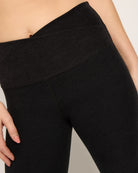 Night Sky Heather $|& Interval FlowHeather Sculpt Crossover Leggings - SOF Full Front