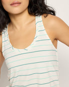Natural Sea Glass $|& SEAS Surfside Stripe Scoop Tank - SOF Full Front
