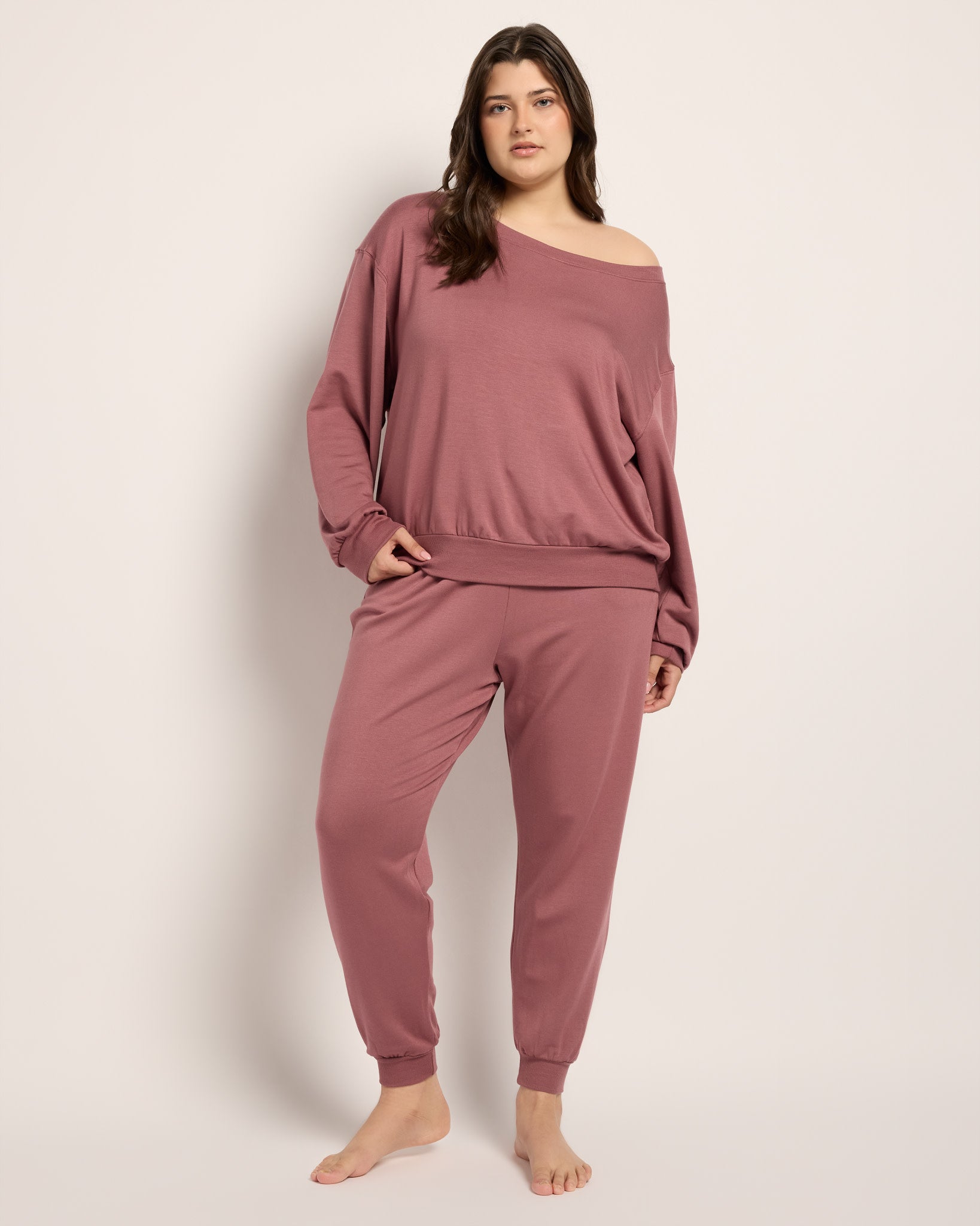 Rose $|& SEAS Over The Clouds One Shoulder Top - UGC On Fig