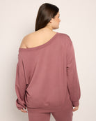 Rose $|& SEAS Over The Clouds One Shoulder Top - SOF Back