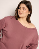 Rose $|& SEAS Over The Clouds One Shoulder Top - SOF Full Front