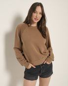 Camel $|& SEAS Voyage Inset Pullover - SOF Front