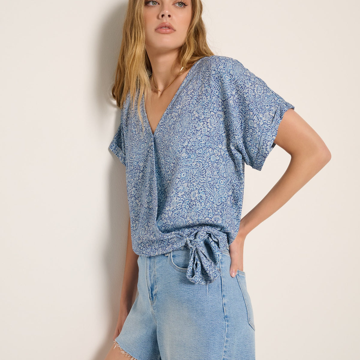 Surplice Short Sleeve Top – Wantable