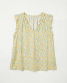 Sunshine $|& SEAS Macy Floral Ruffle Knit Top - Hanger Detail