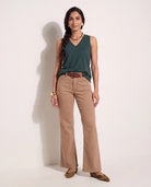 Hunter Green $|& Herizon Springtime V-Neck Tank - UGC On Fig