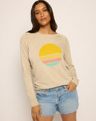 Marble $|& SEAS Sunny Logo Graphic Sweatshirt - SOF Front