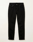 Black $|& SEAS Cyndi Cuffed Ankle Skinny Jeans - Hanger Detail