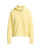 Washed Sunshine $|& Herizon Pine Henley Sweatshirt - Hanger Detail
