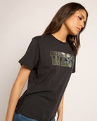 Faded Black $|& Herizon Cherry Relaxed Graphic Tee - VOF Front