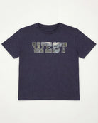 Faded Black $|& Herizon Cherry Relaxed Graphic Tee - Hanger Detail