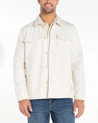 Ecru/Slate $|& Liverpool Flap Pocket Jacket - VOF Detail