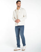 Ecru/Slate $|& Liverpool Flap Pocket Jacket - VOF Detail