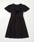 Black $|& Loveappella Keyhole Midi Dress - Hanger Detail