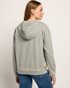 Flower Fields $|& Driftwood Hallie Full Zip Embroidered Sweatshirt - SOF Back