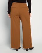 Chocolate $|& Bobeau Pleat Pant with Pockets - SOF Back