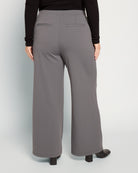 Dark Gray $|& Bobeau Pleat Pant with Pockets - SOF Back