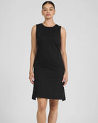 Black $|& Dear John Strada Side Slit Dress - VOF Detail