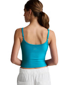 Island Blue Heather $|& Beyond Yoga Spacedye Forever Tank - Hanger Side