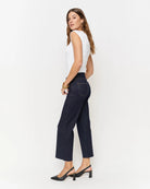 Timbers $|& Oliver Logan Aberdeen High Rise Wide Leg Crop - Hanger Front