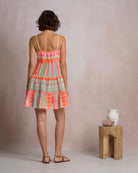 Neon Aztec $|& Elan Printed Swing Mini Dress - Hanger Side