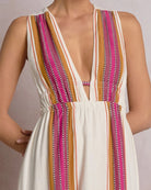 Natural Pink $|& Elan Open Back Halter Maxi Dress - SOF Side