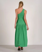 Kelly Green $|& Elan One Shoulder Maxi Dress - Hanger Side