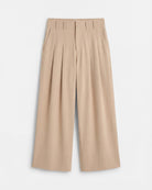 Cappuccino $|& Liverpool High Rise Pleated Wide Leg Trouser - Hanger Detail