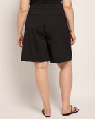 Black $|& Liverpool High Rise Trouser Bermuda Short - SOF Back